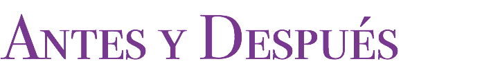 Antes y Después